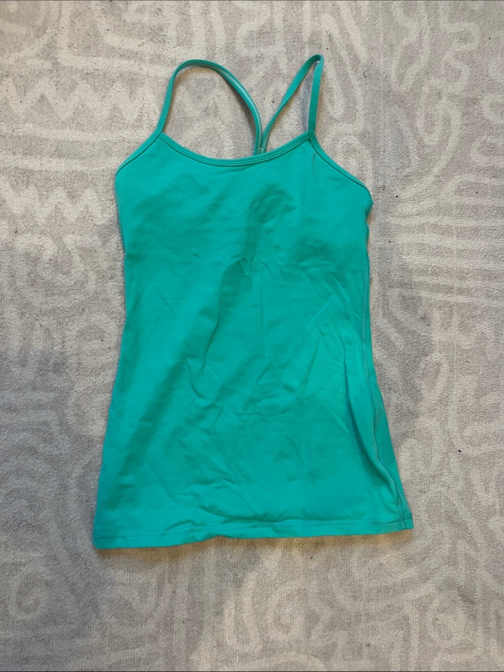 lululemon athletica Teal Double-Strap Tank